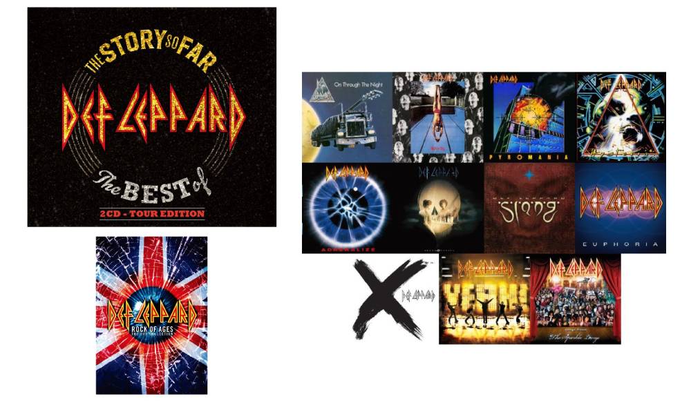 DEF LEPPARD 紙ジャケ SHM-CD 11タイトル 2023/10/25発売-