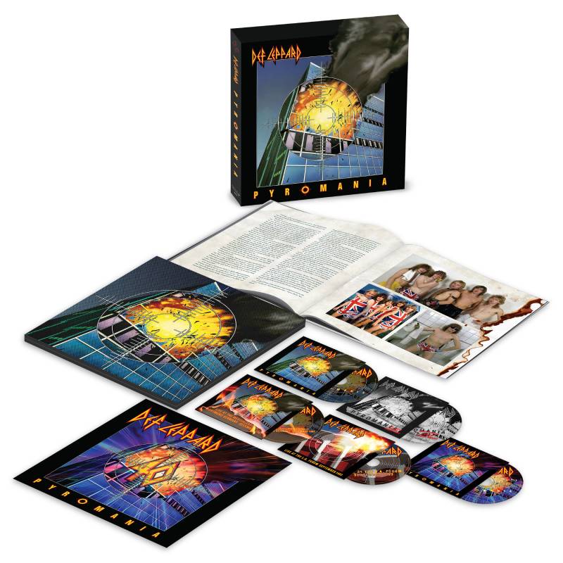 DEF LEPPARD「PYROMANIA」の40周年記念盤4CD+Blu-rayが4月26日に