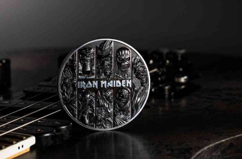 エディの姿が彫られたIRON MAIDEN銀貨が11月に発売！ | NEWS | BURRN