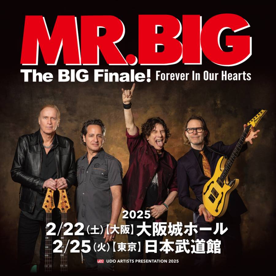 MR.BIGが2025年2月にアンコール来日決定！ 大阪と東京でラスト・ライヴ！ | NEWS | BURRN! ONLINE