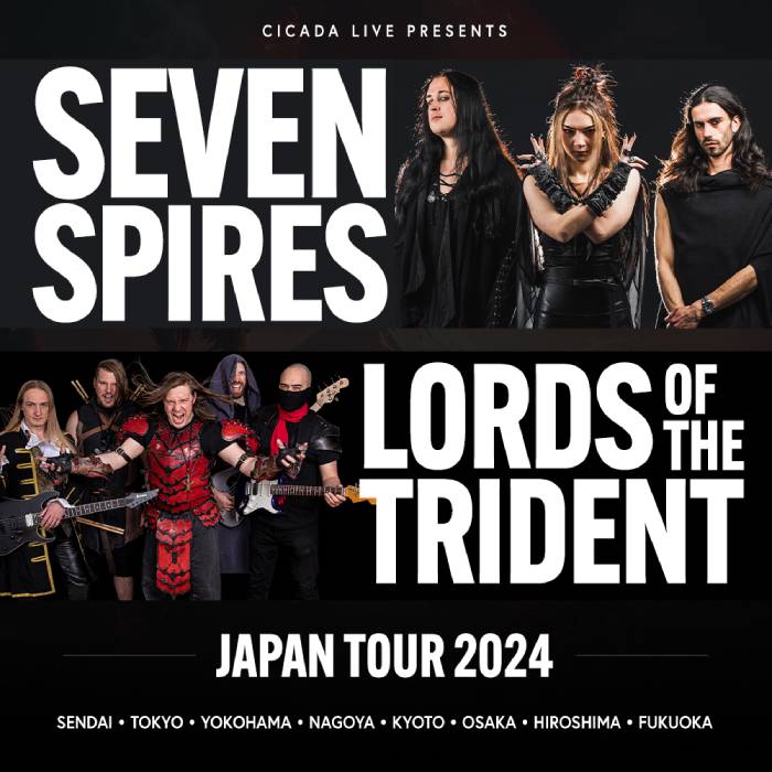 SEVEN SPIRESとLORDS OF THE TRIDENTが12月にカップリング来日