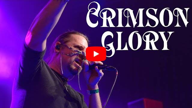 新布陣で復活したCRIMSON GLORYの12年振りのライヴを捉えたプロ