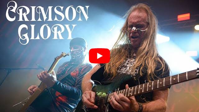 新布陣で復活したCRIMSON GLORYの12年振りのライヴを捉えたプロ