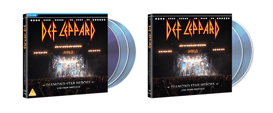 DEF LEPPARD、新ライヴ作品「DIAMOND STAR HEROES : LIVE FROM