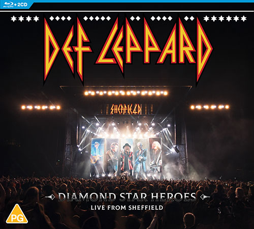 DEF LEPPARD、新ライヴ作品「DIAMOND STAR HEROES : LIVE FROM