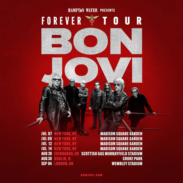BON JOVI、2026年のツアー7公演を発表 | NEWS | BURRN! ONLINE