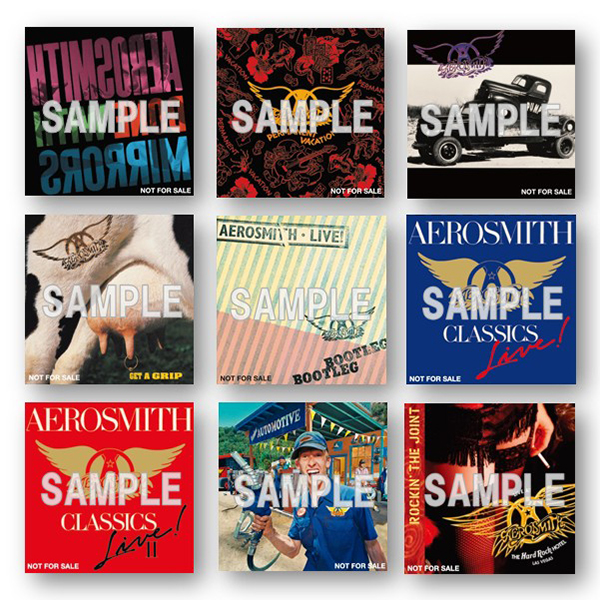 AEROSMITH、紙ジャケ復刻シリーズ第4弾5タイトルは11/26発売。先着購入