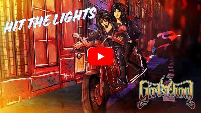 GIRLSCHOOLとALCATRAZZのコラボによるMETALLICA“Hit The Lights