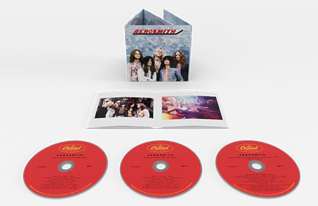 AEROSMITHのレジェンダリー・エディション、日本盤は1CD/3CD/4LP形態で
