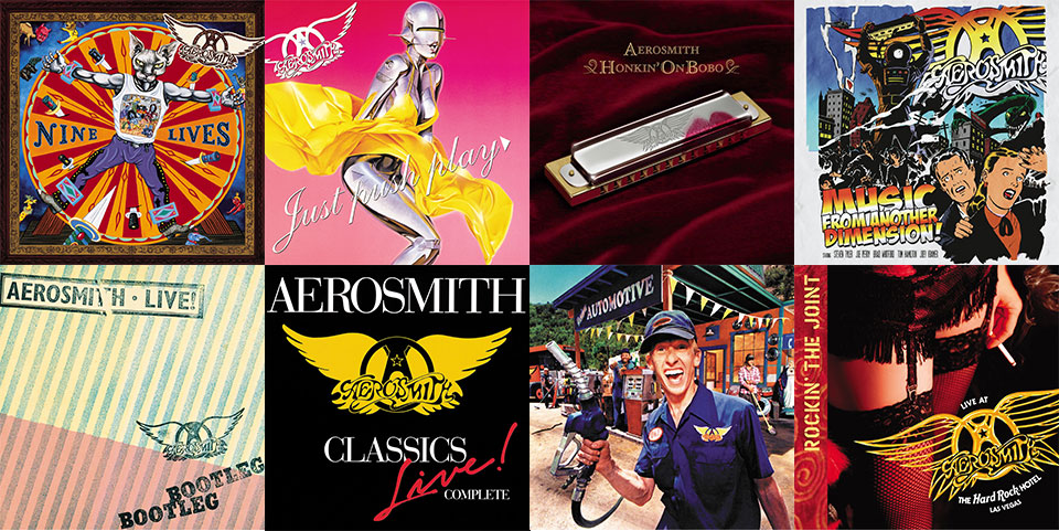 AEROSMITHのジュエルケース仕様カタログ再発シリーズ第2弾は6/17（水