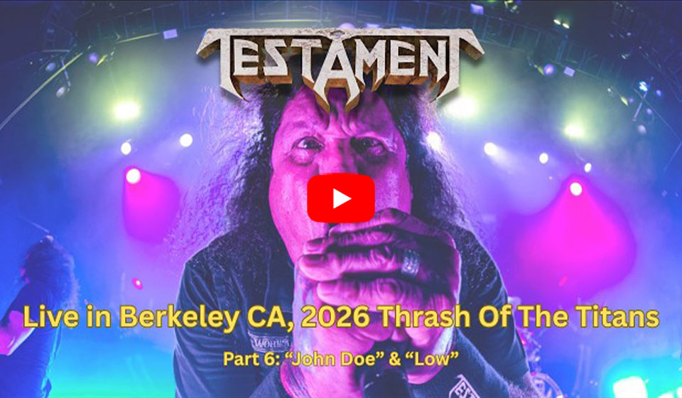 スラッシュ大御所ジョイント・ツアーの興奮冷めやらぬTESTAMENT