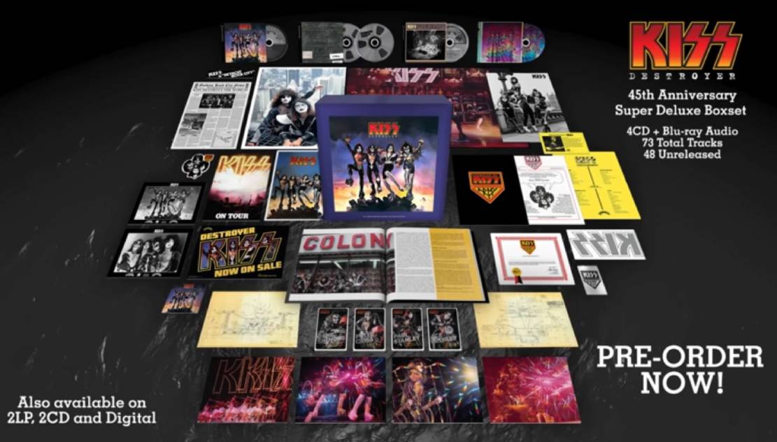 KISSの名盤「DESTROYER（地獄の軍団）」の45周年記念スーパー・デラックス・ボックスセットが11月に登場！ | NEWS | BURRN!  ONLINE